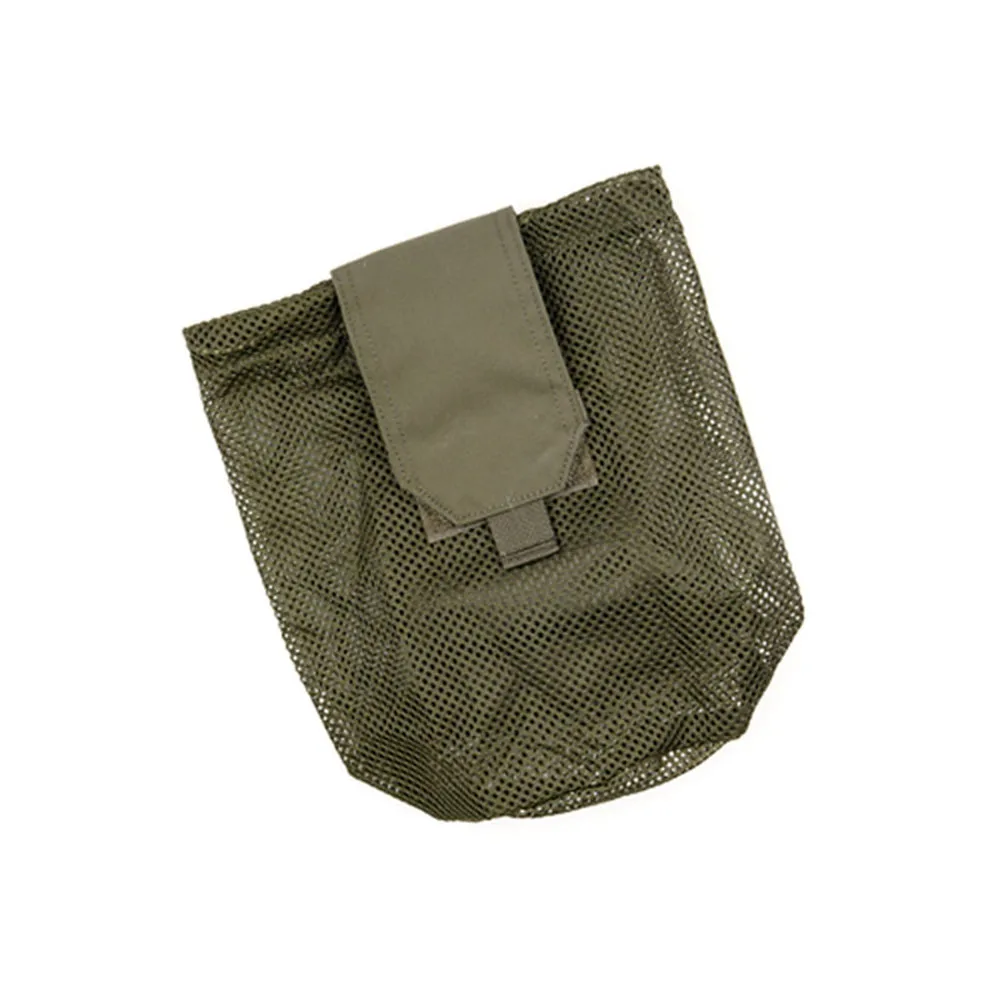Outdoor Tactical Dump Pouch Foldable recycling bag Molle Mesh Pouch Storage Bag Imported 500D Nylon