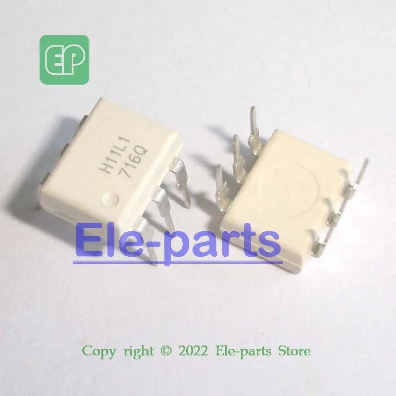 20 ~ 100 PCS H11L1 DIP-6 H11L1M 6-Pin DIP Optoisolators Logic Output Chip IC