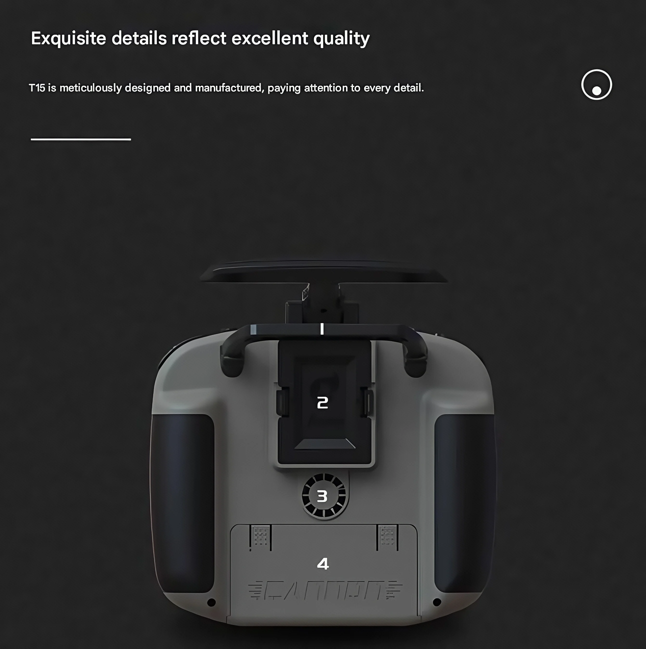 Jumper T15 remote control color screen Chinese HALL RDC 1W 2.4G long-distance FPV transmitter flying across the drone