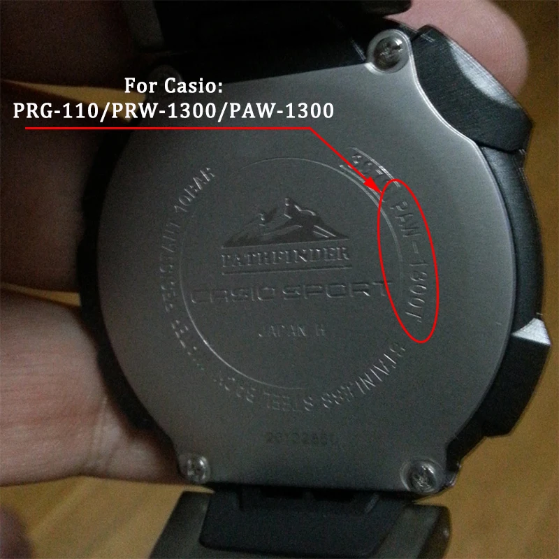 Watch Accessories For Casio PRW1300 PAW1300 PRG110Y Watch Band Men Resin Replacement Strap Sport Waterproof Rubber Bracelet