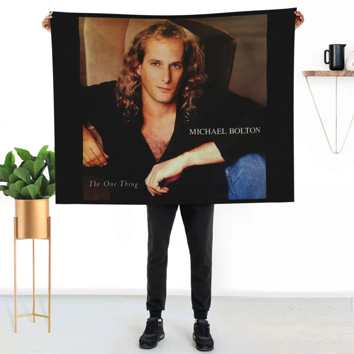 Michael bolotin The one thing Throw Blanket Warm Luxury St Soft Plaid Soft Beds Vintage Comforter Blankets