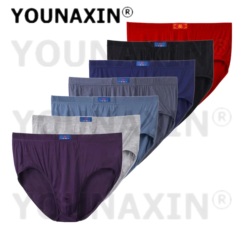 7 stks Mannen Ondergoed Big Size Plus Slipje Slips Onderbroek Shorts Modale Ondergoed Homme Onderbroeken XL 2XL 3XL 4XL 5XL 6XL 7XL 8XL