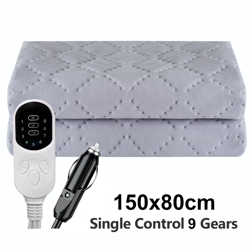 1PC Car Winter Heating Blanket 16V 24V RV Heating Intelligent Temperature Electric Blanket Travel Truck Heating Accessories 12V - view 2