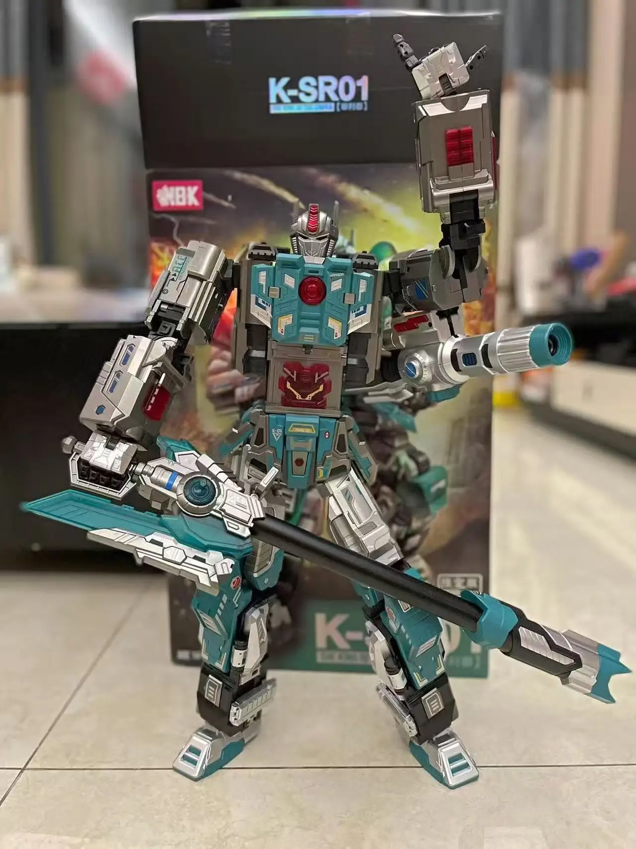 Nieuwe Transformatie NBK KSR01 KSRO2 SniperRifle 1m Deformed Soft Bullet Launch LimitedEdition Action Figure