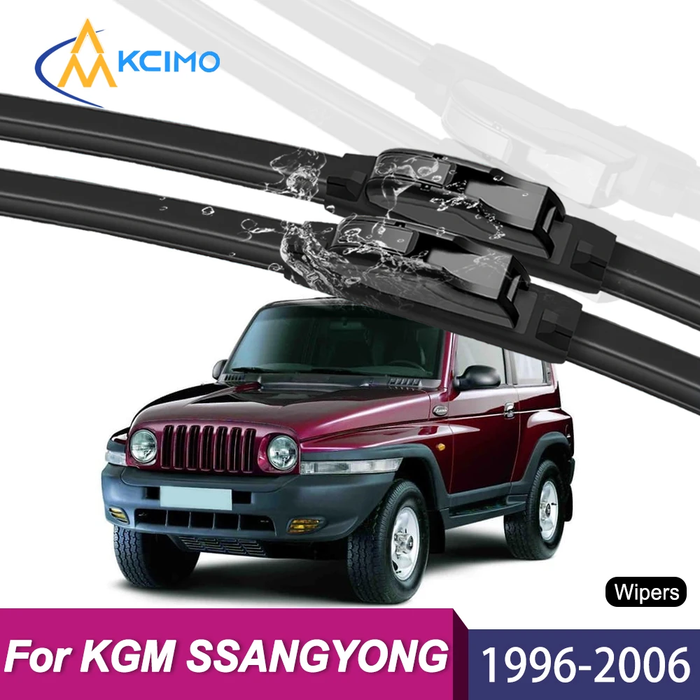 

Streak-Free Windshield Wipers for KGM SSANGYONG Korando 1996-2006, Quick Install All-Weather Wipers