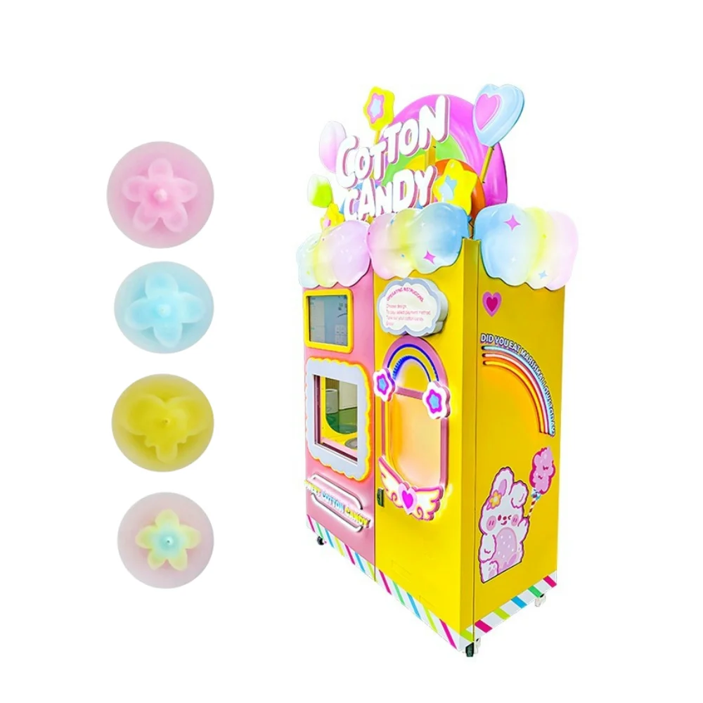 Customize Making Marshmallow Floss Cotton Candy Vending Machine Cotton Candy Vending Machine Price