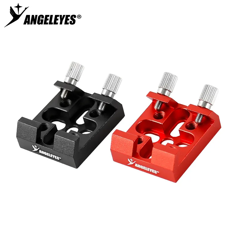 Angeleye sinking cross base dovetail groove star seeking guide rail clamp telescope accessories red and black