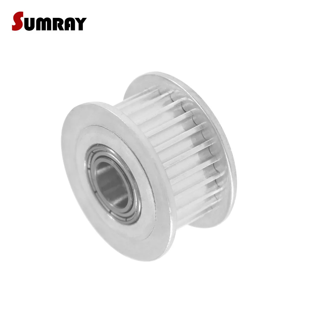 MXL 60T Tooth Belt Idler Pulley 5/6/7/8/10mm Inner Bore 7/11mm Width Transmission Bearing Pulley for CNC Machine