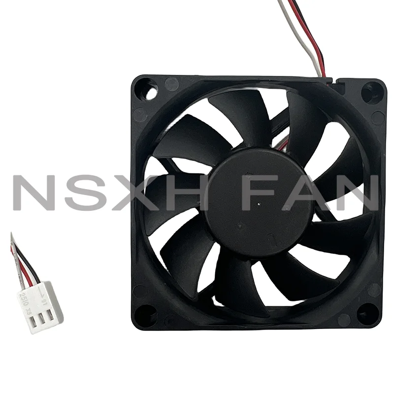 Imagem -02 - Controle de Temperatura Cpu Ventilador Fios Ds07015r12m 12v 0.4a 7015 70x70x15 mm 7cm 70 mm