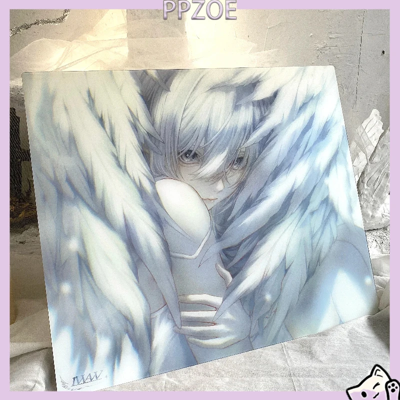 1waw KIRA Qi Tempered Glass Gaming Mouse Pad, Medium Particle Speed Coating, Smooth Glide Surface for FPS E-Sports Gaming
