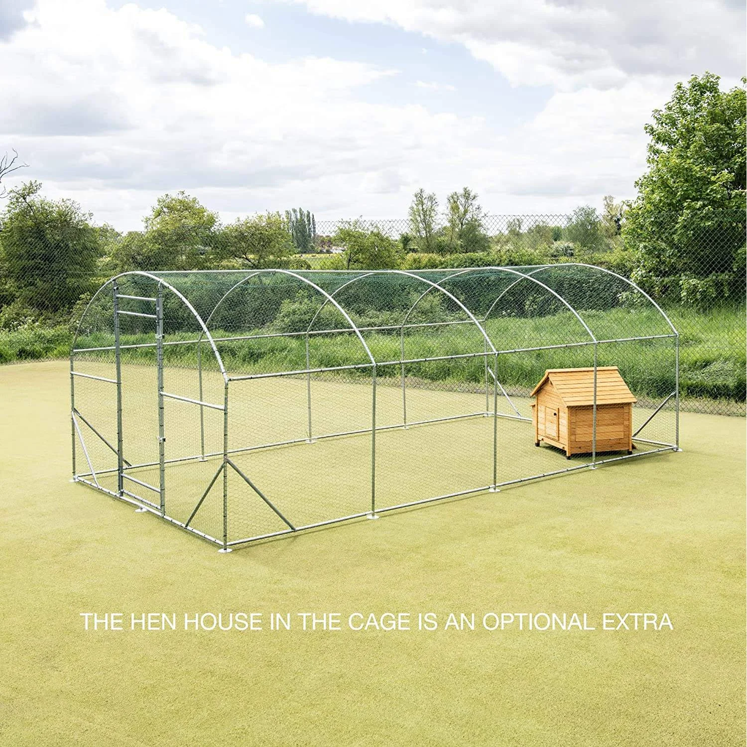 Easy Assembling Large Galvanised Steel Chicken Coop Suitable for Other Animals