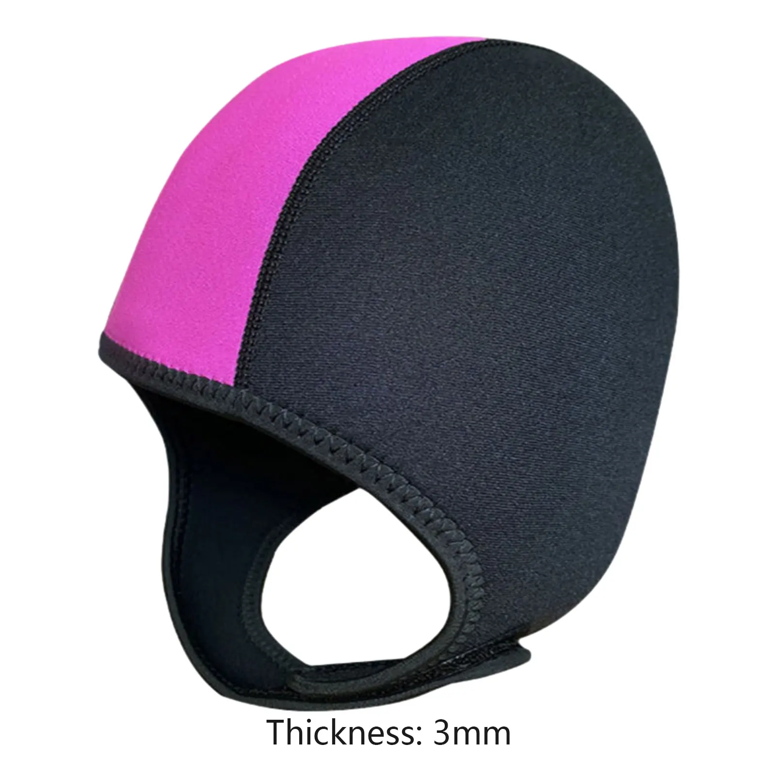 Cuffia per cappuccio da immersione 3mm Neoprene uomo donna con sottogola tenere in caldo il cappello da Surf