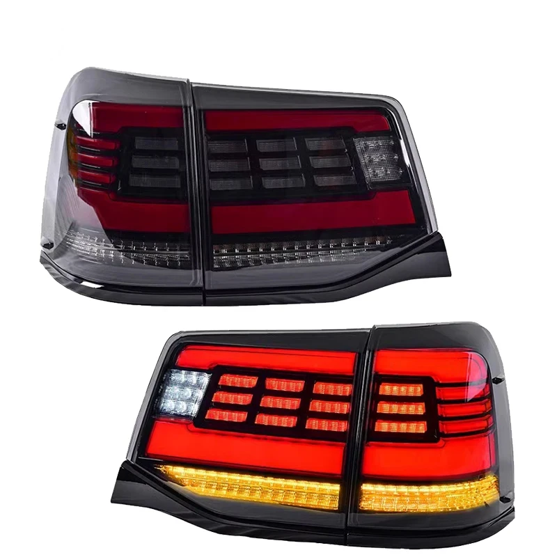 Integrated Fog & Stop Signal Rear Housing, LED Modified Illumination Fitting Matching Land Cruiser 200 LC200 2016 To 2020 Models