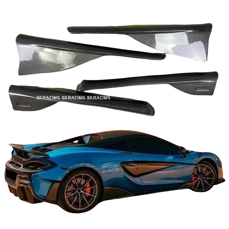 Auto Parts Exterior For McLaren 540C 570S 570GT style 600LT Left right Side Skirt Cover Fender High Quality Carbon Body kits