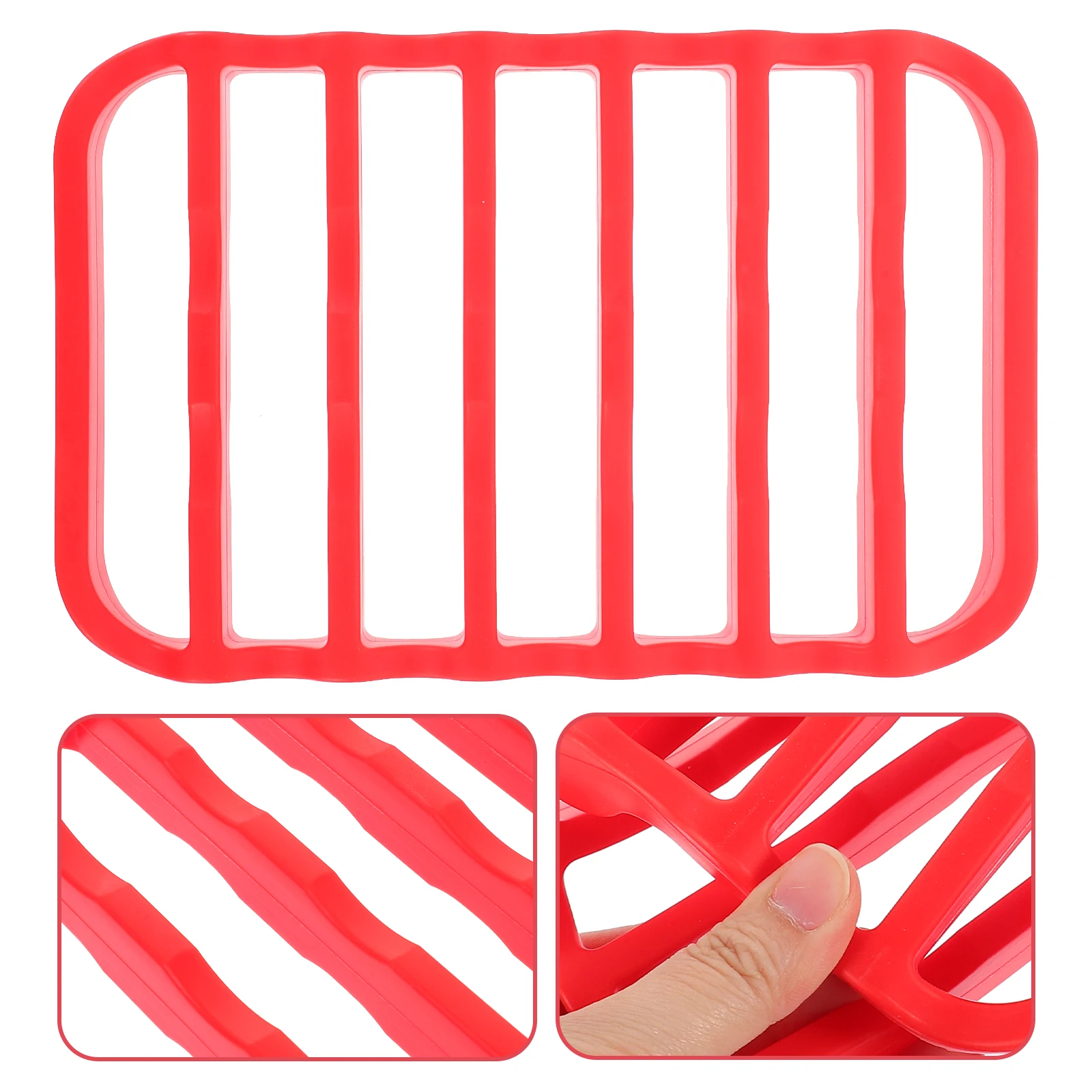 

Silicone Grill Rack Non Cooling Tray for Baking Nonstick Racks Roasting Micro-wave Oven