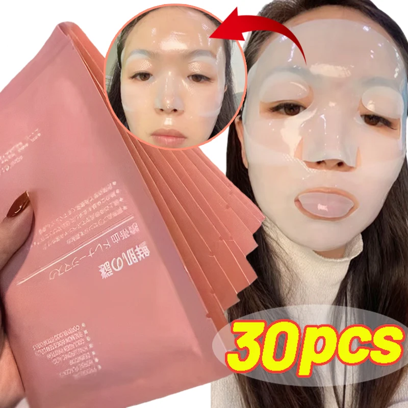 Mascarilla de noche de colágeno, mascarilla Facial de hidratación profunda de 72H para reducir las ojeras y las líneas finas, iluminando la rutina para el cuidado de la piel opaca