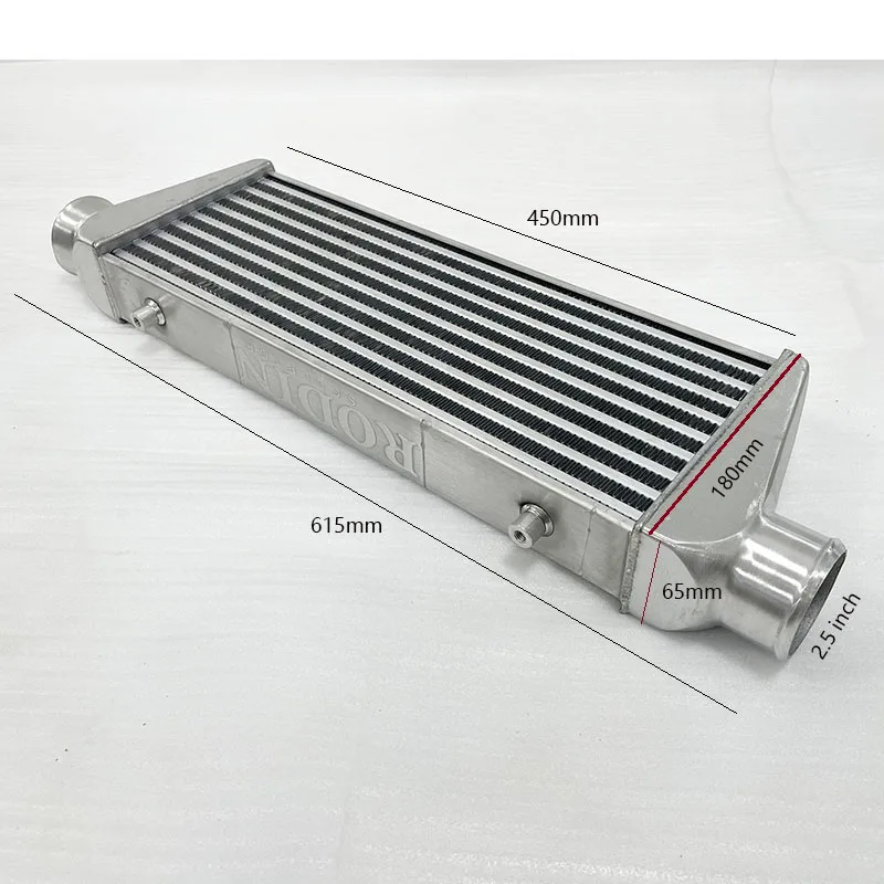 Front Mount intercooler Universele Turbo Intercooler voor Audi Jetta Inlaat 2.5"/65mm OD=2/2.5/3.0 inch voor BMW voor VW voor Golf