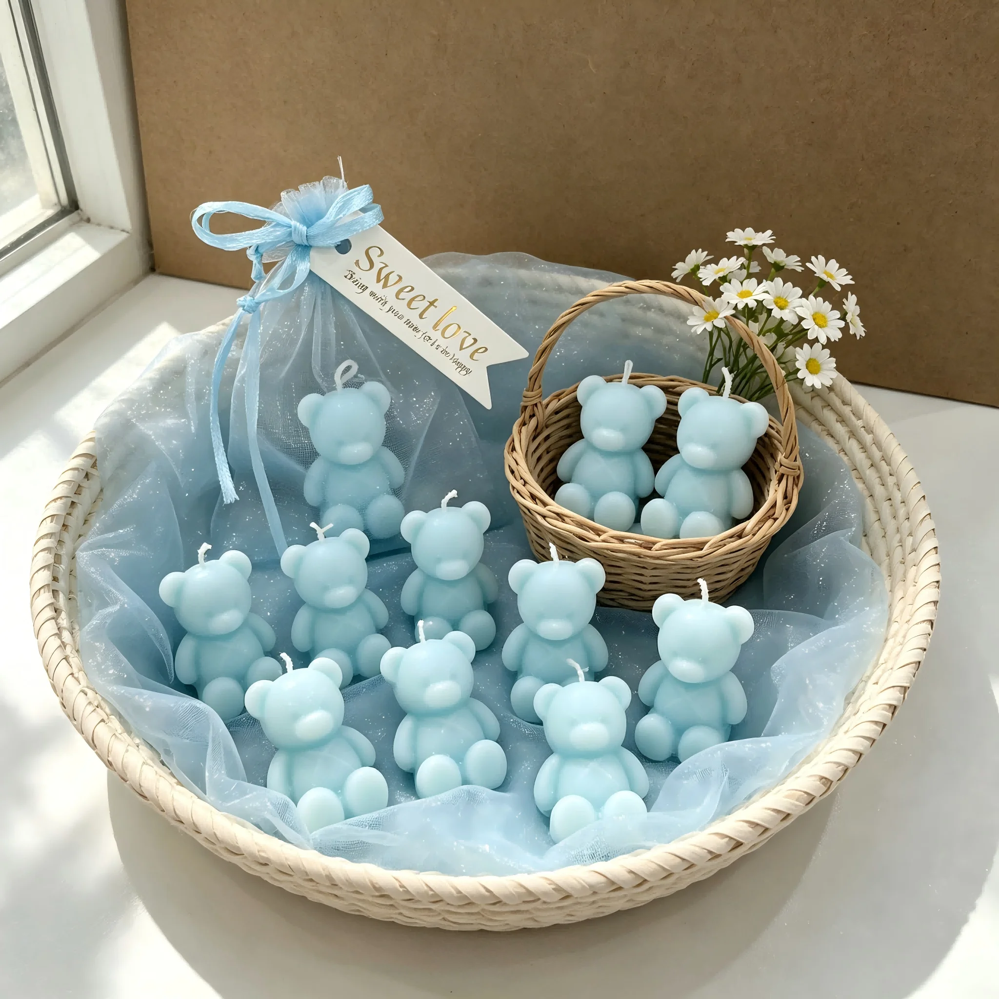 10 Sets Niedliche Blaue Bären- – Scented Candle Set Bewertung und Preis