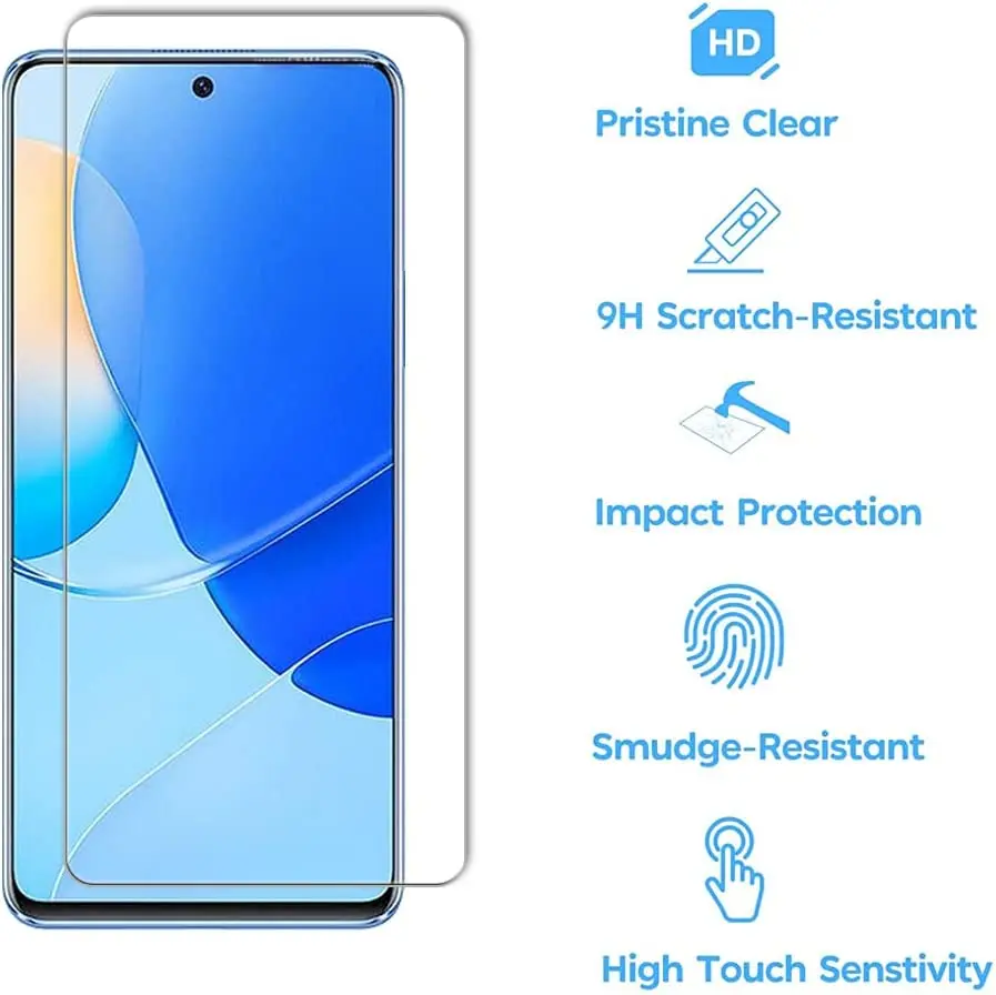 11D Protective Glass For Huawei Y6 Y7 Y9 Tempered Glass On Huawei  6 7 9 Pro 2019 Screen Protector Film