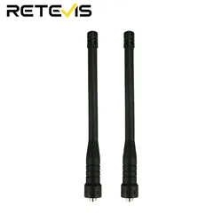 RETEVIS HA01 Telescopic SMA-F Antenna VHF/UHF 144/430Mhz for Kenwood Baofeng UV-5R/UV-82/888S H777/RT29/RT-5R Walkie Talkie