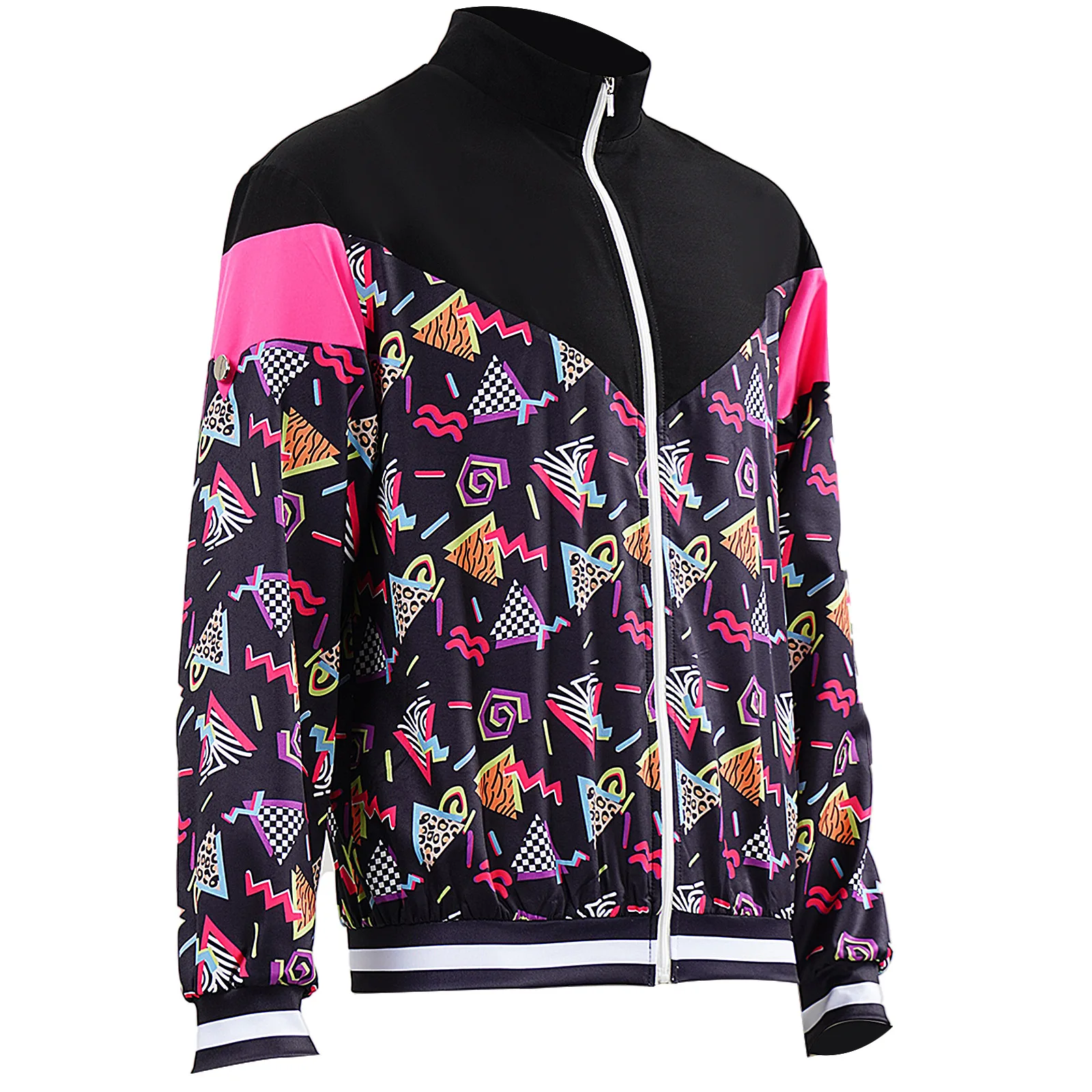 

European And American Retro Clothing Cos Clothing 1980s Hip-hop Sports Suit Cosplay Clothing New Cross-border Factory