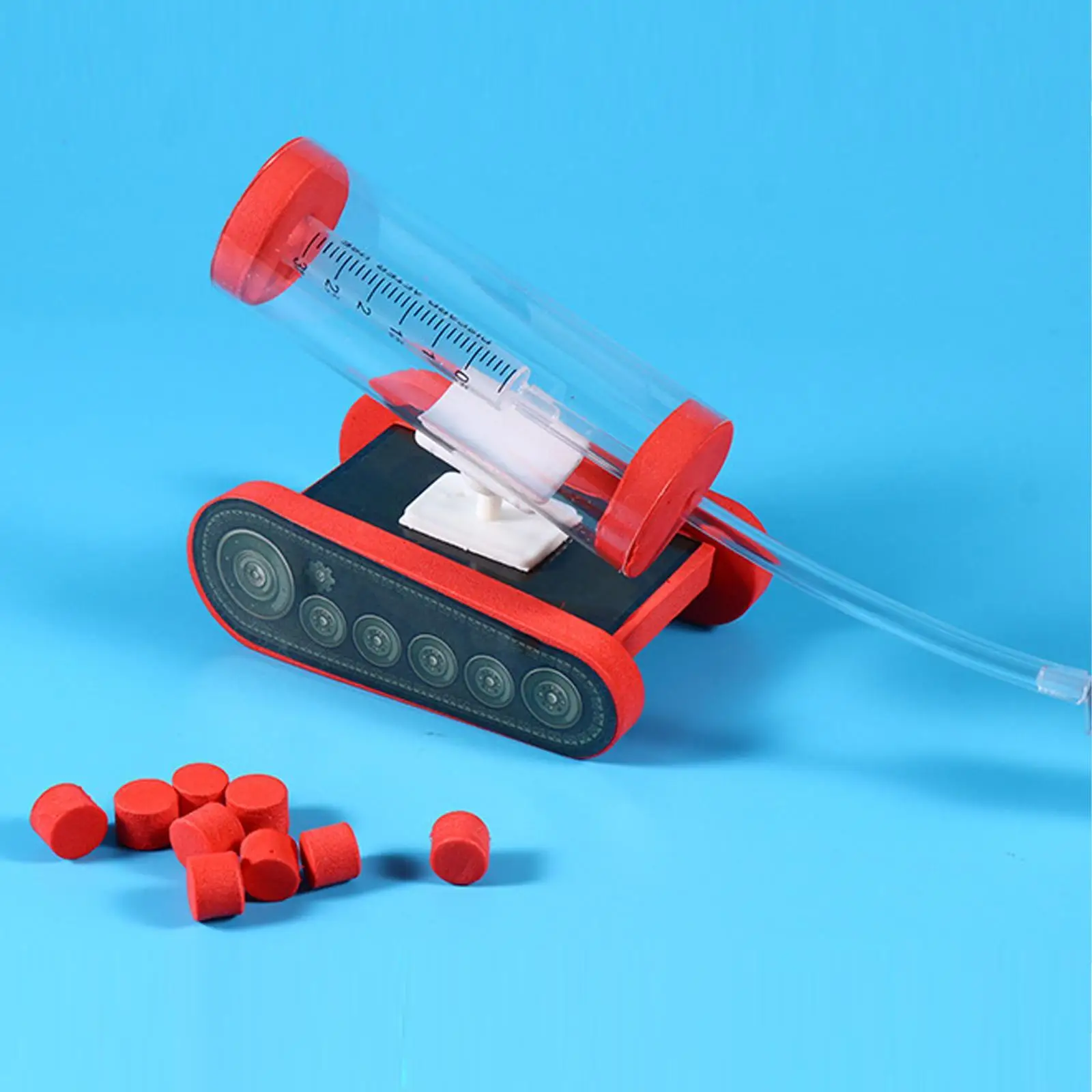 Lanzador de cohetes para niños, regalo artesanal, kit de ciencia DIY para más de 8 colores aleatorios