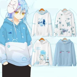 Anime That Time I Got Reincarnated As A Slime Rimuru Tempest Cosplay Hoodie Graphic Sweatshirt Unisex Harajuku KidsTracksuit