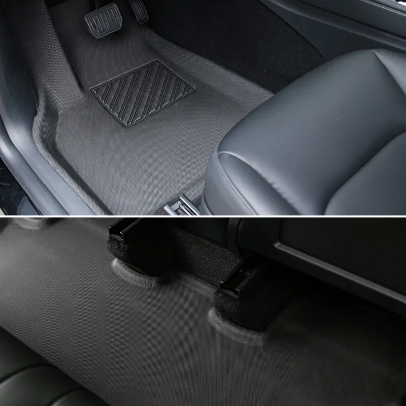 2021 The New 3d XPE Odorless All Weather full set Waterproof Anti-slip Car Foot Mat Car Floor Mats For Model Y 7-seater