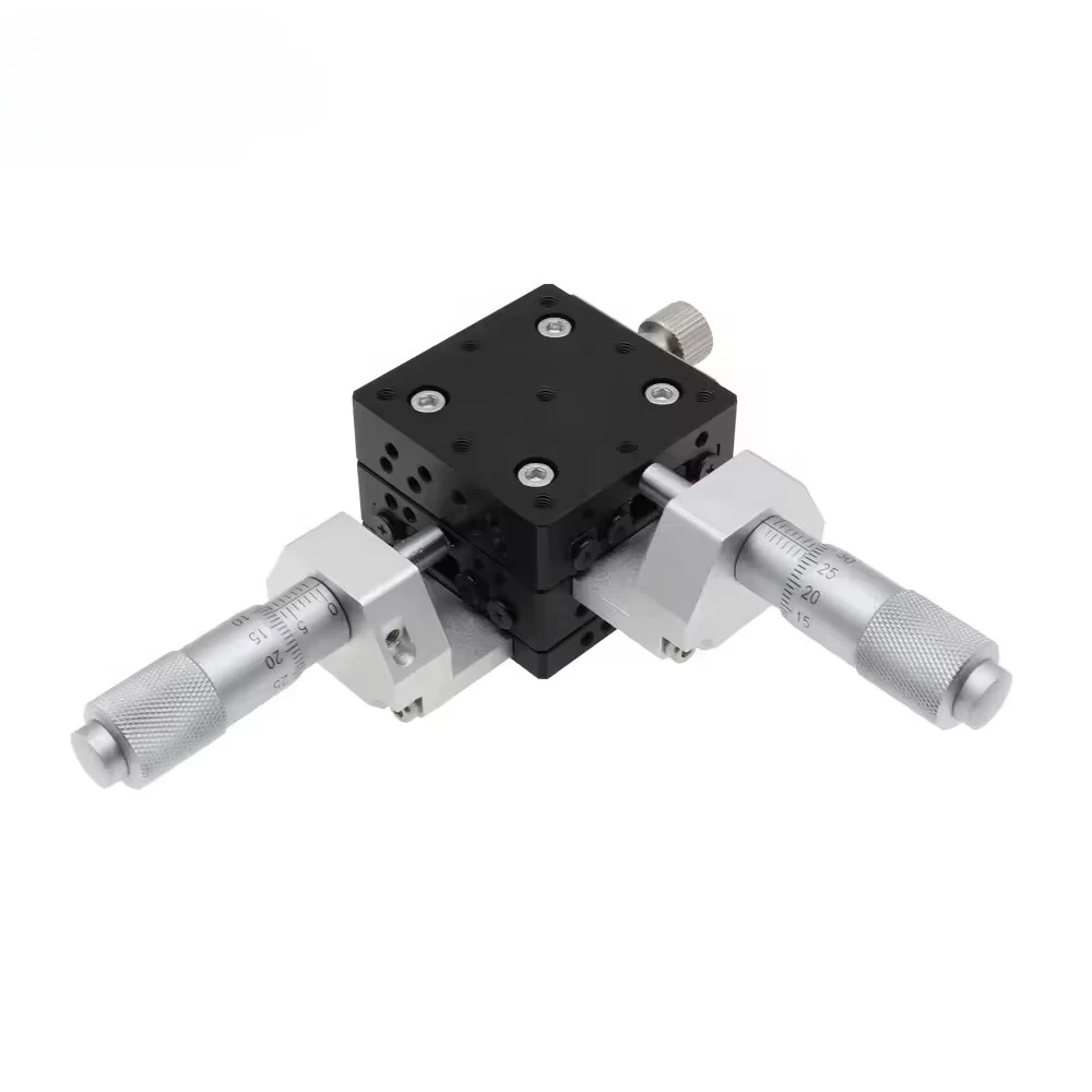 

MPV40-2CR Размер стола: 40*40 мм XY Нержавеющая сталь с V-образным пазом, перекрещенный роликовый подшипник, ручная ступень