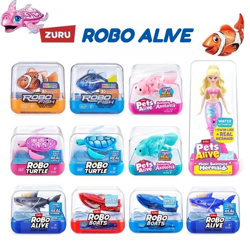 

ZURU Robo Alive Fish Robotic Swimming Fish Water Activated
