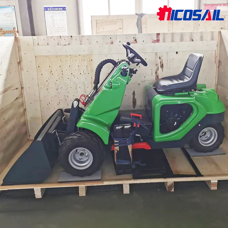 

Fast Delivery Hydrostatic Mini Skid Steer Loader 3-Wheel Multifunctional with Core Engine Factory Price Multi-Purpose