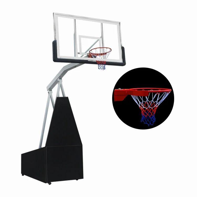 Folding Basketball Stand Professional Movable Basketball Hoop