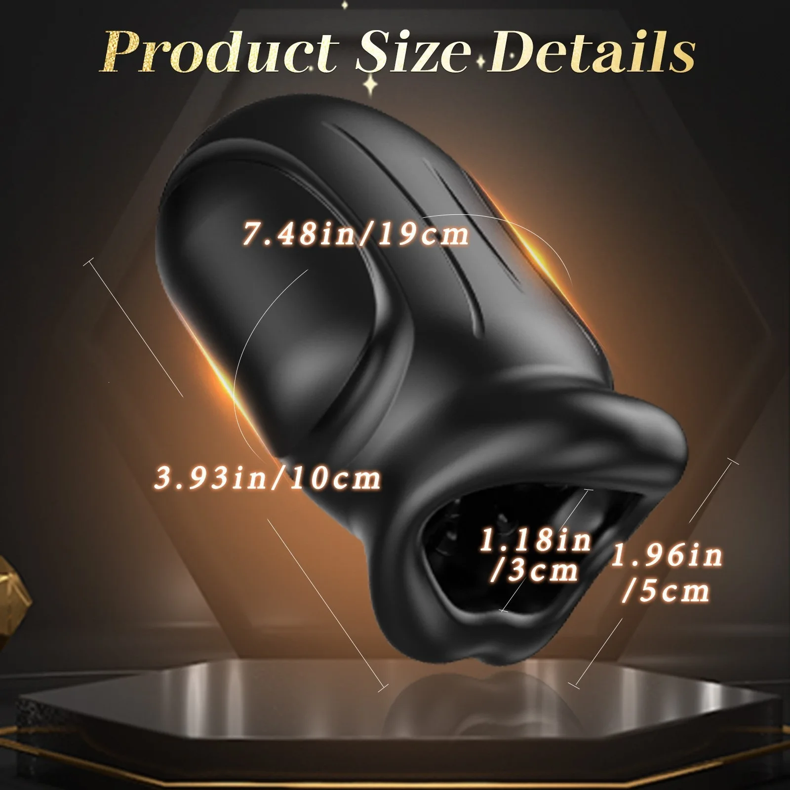 APP Mouth Blowjob Male Masturbator Stroker Trainer Adult Toys Prolong Endurance Pocket Pussy Penis Vibrator Mens Sex Machine Toy - view 6