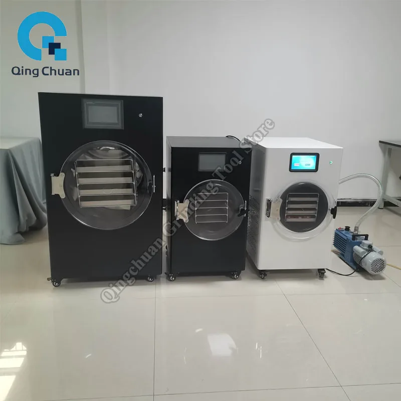 Commercial Freeze Dryer Vacuum Freeze Dryer Pet Food Fruit Small Household Freeze Dryer Dry Equipment By Sea