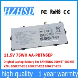 11,5 v 75wh AA-PBTN6EP original laptop akku für samsung 900 x5t 900x5t-x78l 900x5t-x01 900x5t-x02 900x5t-x05