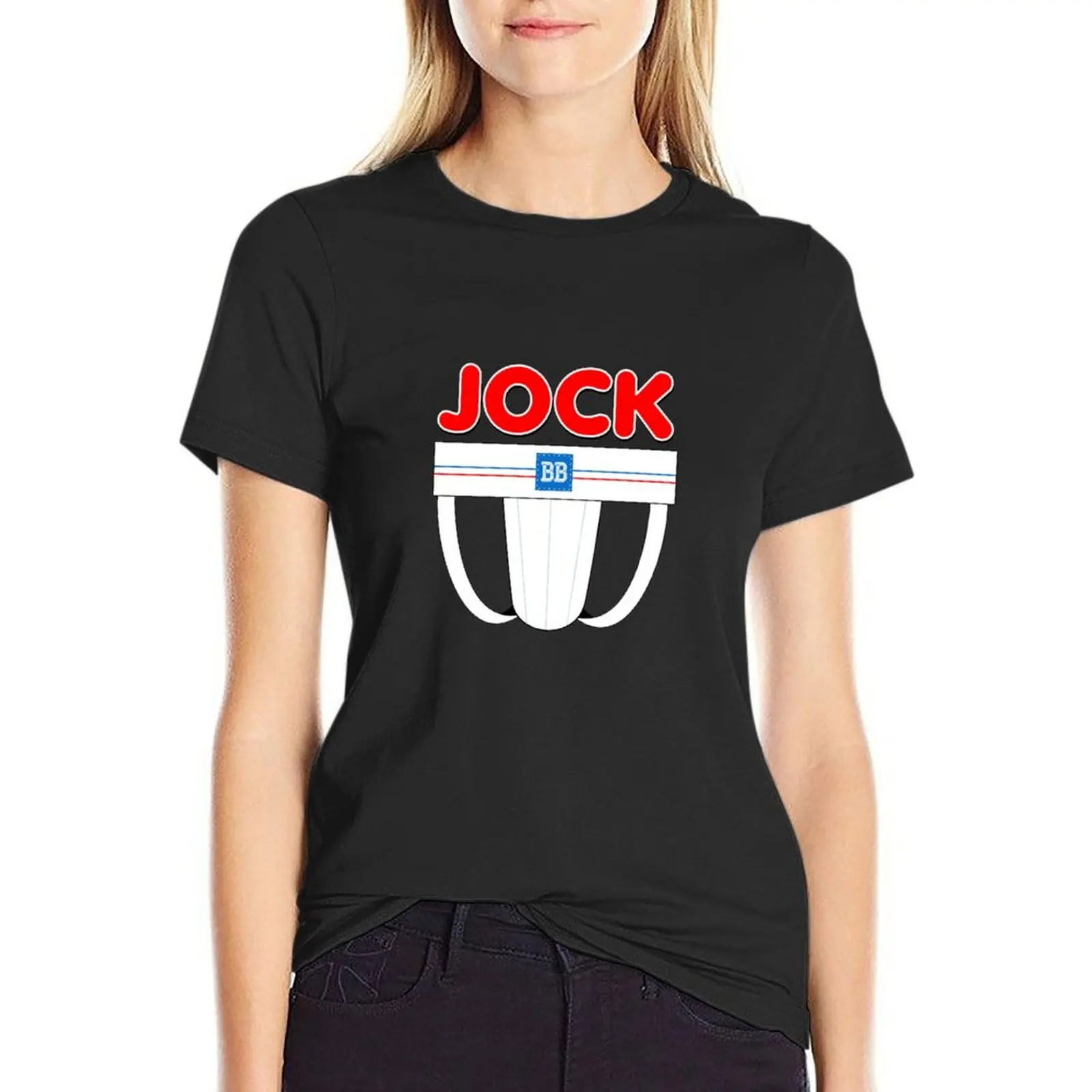 

JOCK T-Shirt plus size tops summer top t-shirt dress for Women long