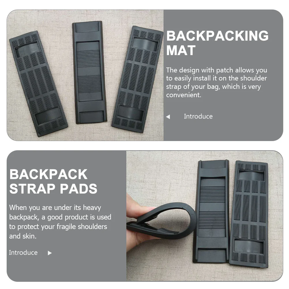 

10pcs Shoulder Strap Pad Backpack Accessories Thickened Decompression Cushion For Bags Luggage Guitar Shoulder Pads Lightweight