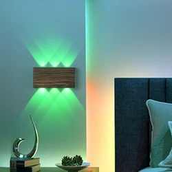 RGB Charging Wall Lamp 6W Wiring Free Magnetic Installation 4000mAh Indoor Decoration Hotel Bedside Corridor Atmosphere Light