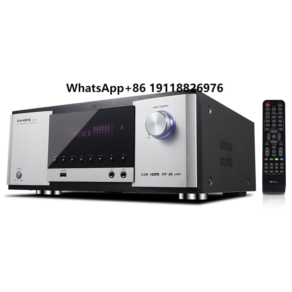 

High Quality 7.1 Home Theatre System Amplifier DTS Karaoke Audio Video Playback HI-FI Digital Power Amplifier