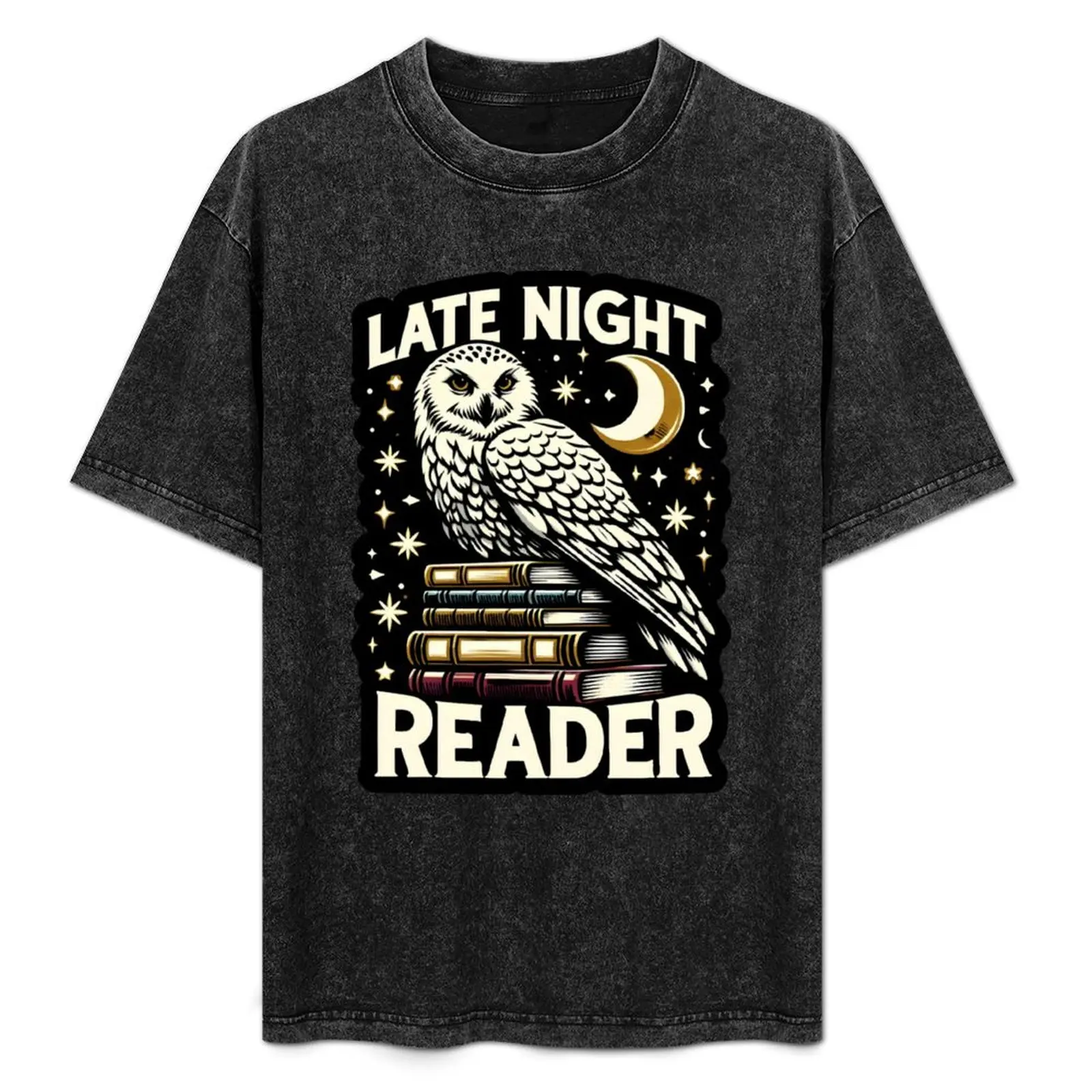 

Late Night Reader - Snowy Owl - Fantasy T-Shirt Quick Dry Fishing T-Shirt