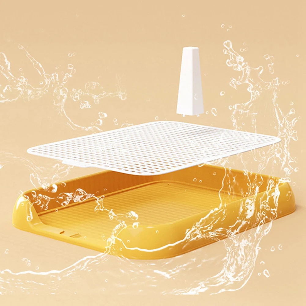 

Indoor Dog Potty Tray Mesh Dog Training Toilet Potty Tray Puppy Toilet Anti-Slide Dog Toilets Anti Mesh Training-B09B