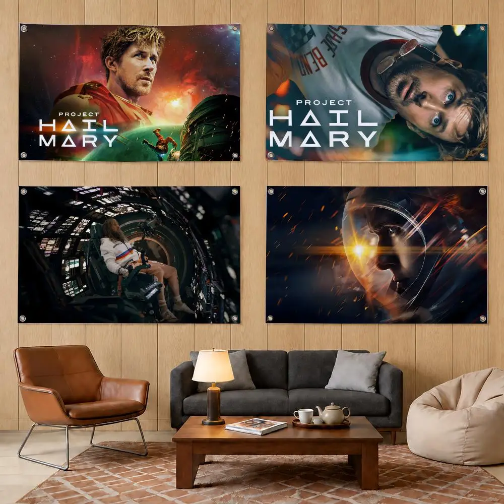 Project Hail Mary Sci Fi Novel Movie Flags Decorative Banners Suitable For Outdoor Camping Family Parties And Garden Walls Gift