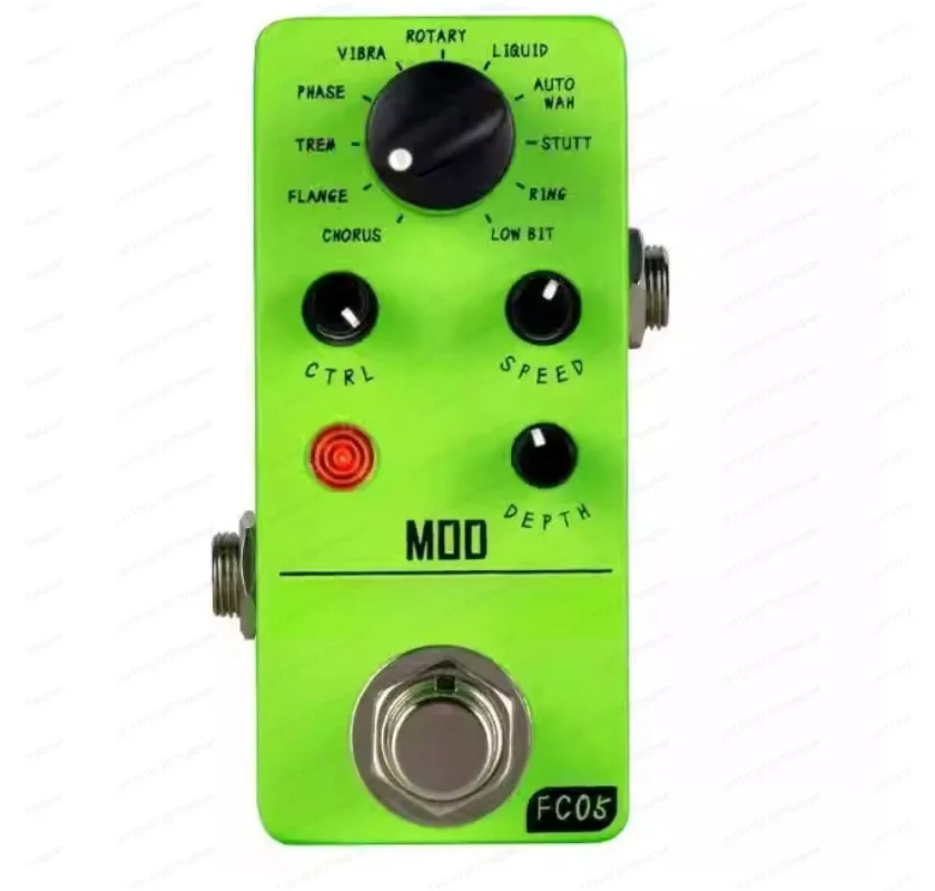 

FC05 Модуляционная педаль нескольких эффектов Модная гитарная педаль 11 режимов Chorus Flanger Phaser Tremolo Auto Wah
