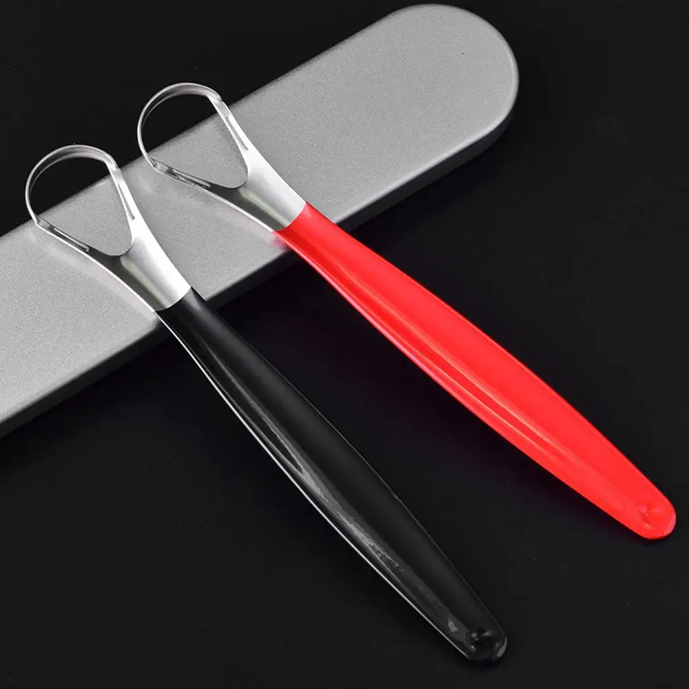 

Stainless Steel Tongue Scraper For Adults Eliminate Bad Breath And Keep Teeth Clean Bad Breath Removal Oral Care Tools O4I9