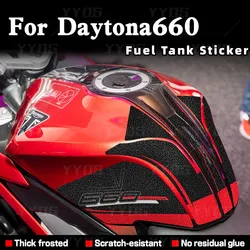 Motorcycle Accessories Frosted Side Fuel Tank Pad Protector Decal Waterproof For Daytona 660 Daytona660 daytona 660 2024