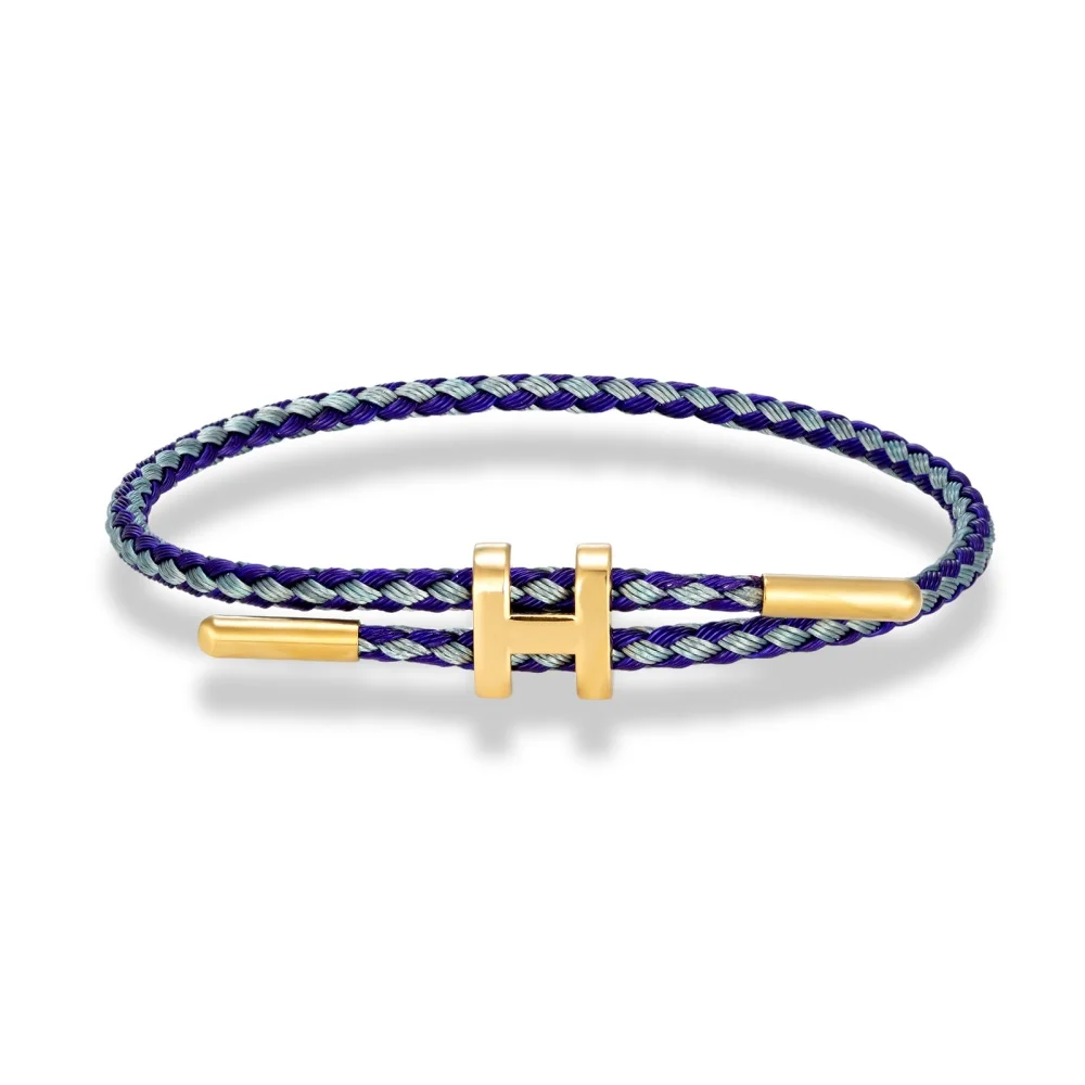 Mehrfarbiges Edelstahl-Drahtseil Verstellbares Armband Wasserdicht Nicht Verblassend Luxuriöser Minimalistischer Paarschmuck Geschenk für Männer Frauen