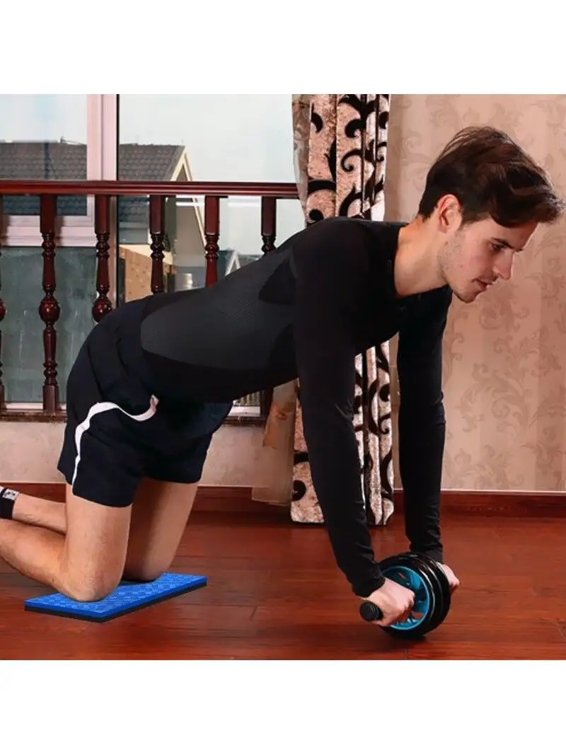 Picture 5: Thickened Yoga Mat Abdominal Fitness Equipment Kneeling Pad Style Home Gym Abdomen Machine Knee Elbow Sports Yoga Mat
