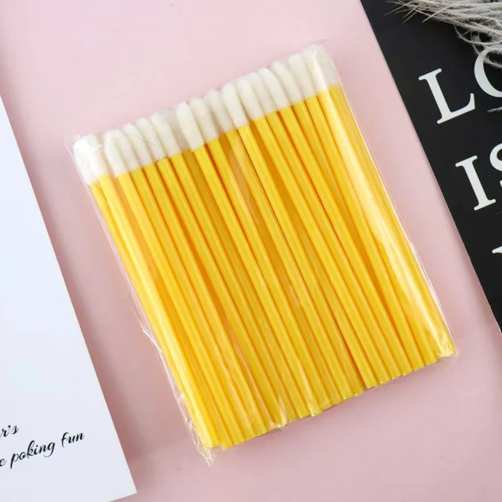 50 قطعة/الحقيبة المتاح رمش فرشاة ماسكارا قضيب عصا عيون الشفاه مستحضرات التجميل فرش تمديد أدوات تجميل التجميل #4