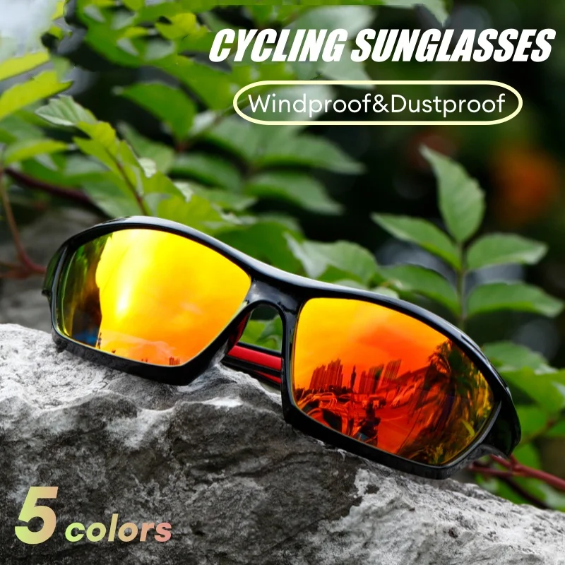 Winddichte Fahren Sonnenbrille UV400 Shades Männer Brille Outdoor Sport Nachtsicht Wandern Laufen Motorrad Brillen