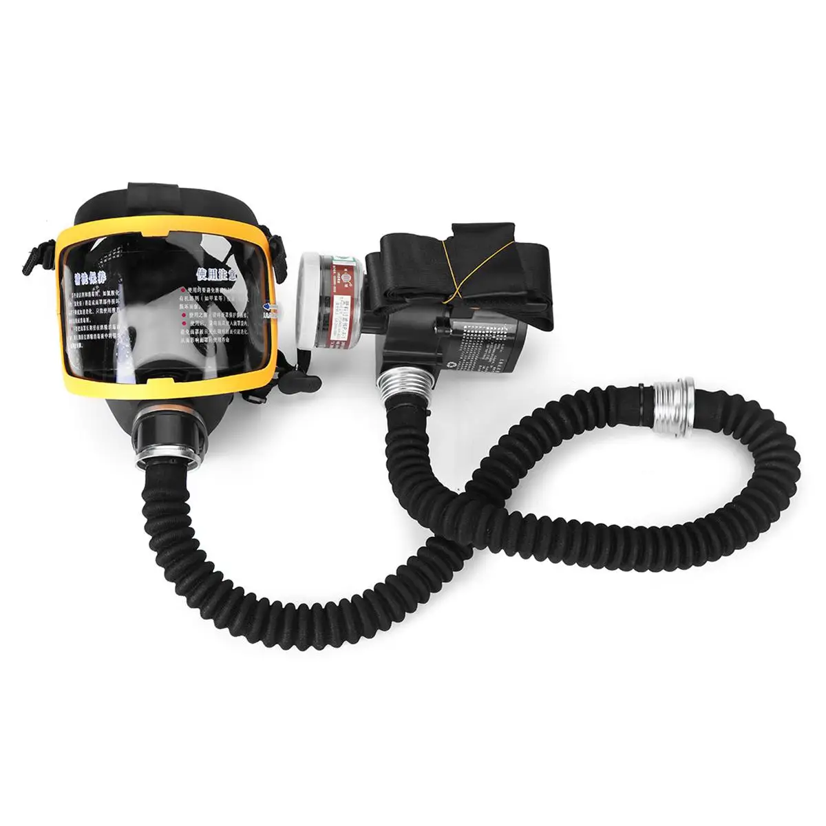 Electric Constant Flow Air Supply Type Full Face Gas Mask Painting Tool Respirator System, Industrial Chemical Use